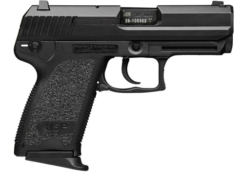 HK USP45 Compact, .45 ACP, (V7) LEM, 3, 8rd magazines and night