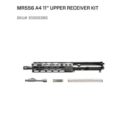 HK MR556 A4 11" Upper Receiver Kit