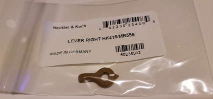 H&K 416/MR556 Selector Levers RAL8000/Brown color (right side)
